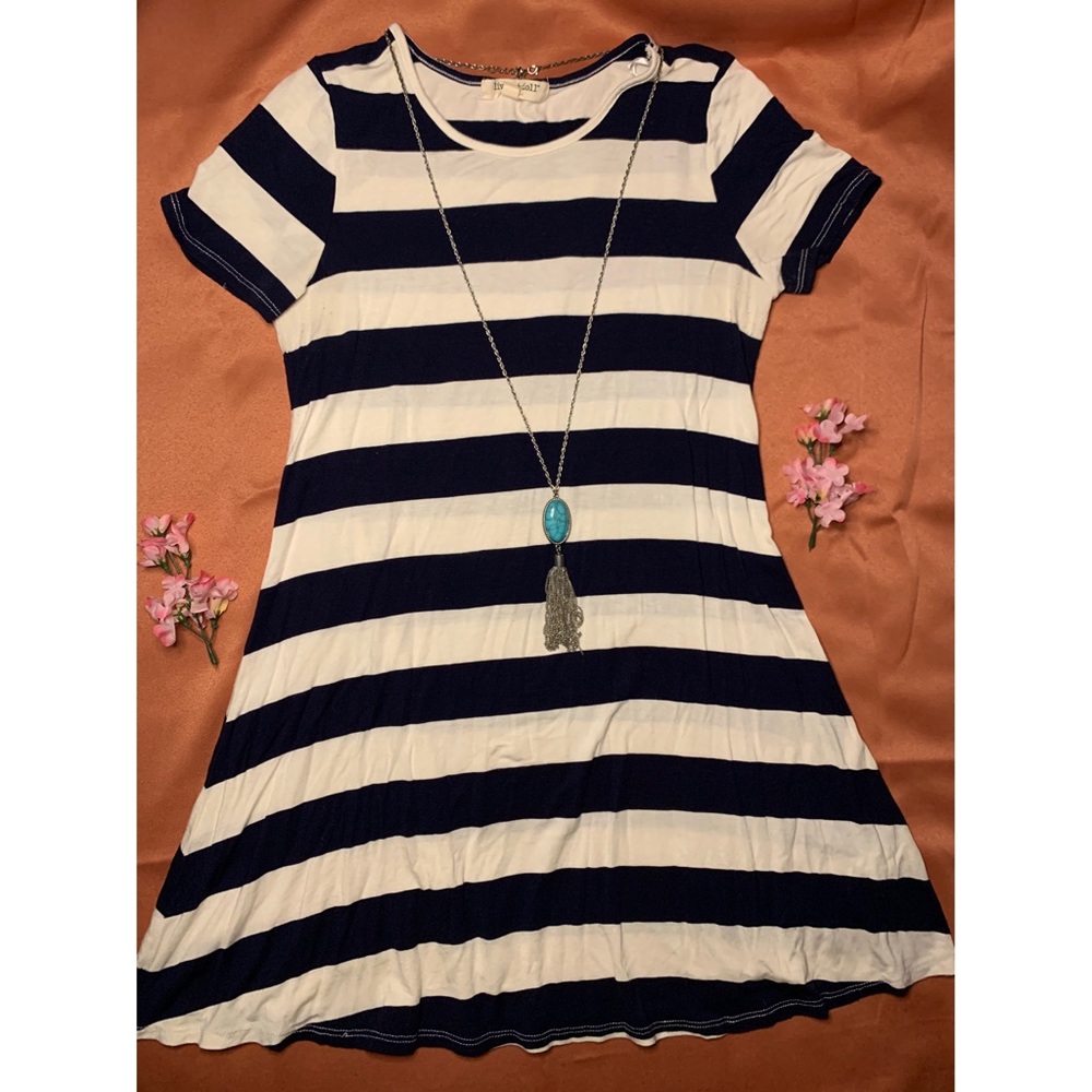 Striped T-shirt Dress